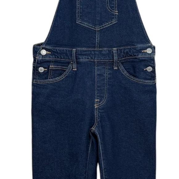 Levis Overalls Womens Small Classic Retro Denim Bib Farmer Workwear Dark Wash - Picture 3 of 10